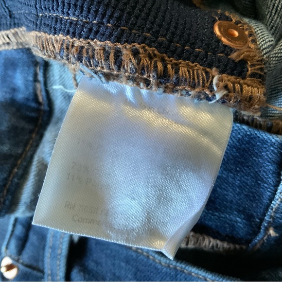 Ingrid & Isabel Maternity Ankle Jeans Stretch Side Panels Medium Wash 
32x28.5 - Picture 13 of 13